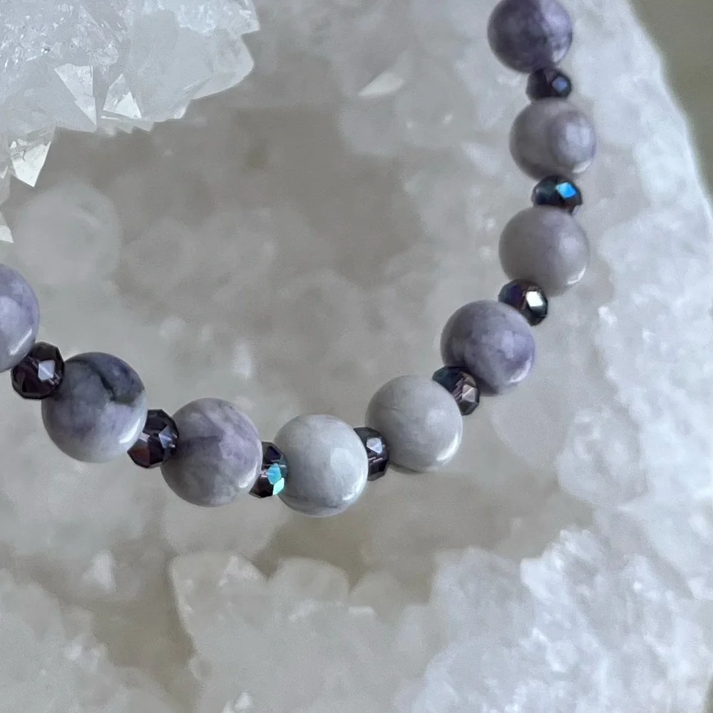 Purple Howlite Bracelet - Picture 1 of 10
